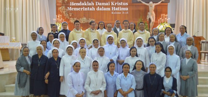 Natal bersama kaum religius di dekenat Jakarta Utara
