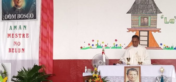 Komunidade Balide selebra festa Don Bosco